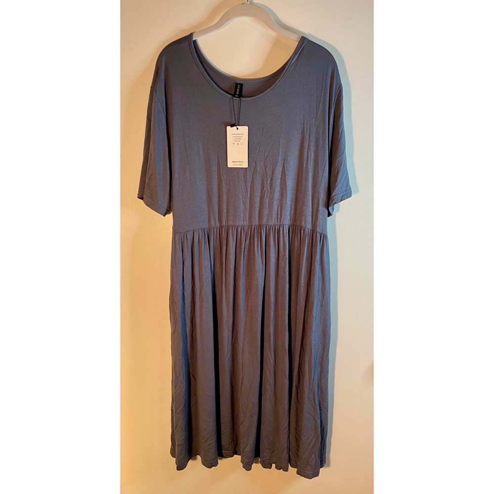 DB MOON Women Summer Casual Short Sleeve Dresses